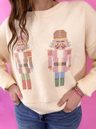 Merry Marchers Sweater-1- Tops-Peach Love California-Usher & Co - Women's Boutique Located in Atoka, OK and Durant, OK