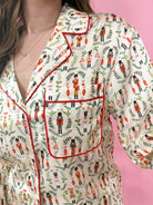Toy Soldier Pajama Set-3- Sets/Lounge-Peach Love California-Usher & Co - Women's Boutique Located in Atoka, OK and Durant, OK