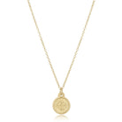 enewton: 16" Necklace Gold-Blessing Small Gold Disc-7- Jewelry-ENEWTON-Usher & Co - Women's Boutique Located in Atoka, OK and Durant, OK