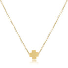 enewton: 16" Necklace Gold-Signature Cross Gold-7- Jewelry-ENEWTON-Usher & Co - Women's Boutique Located in Atoka, OK and Durant, OK
