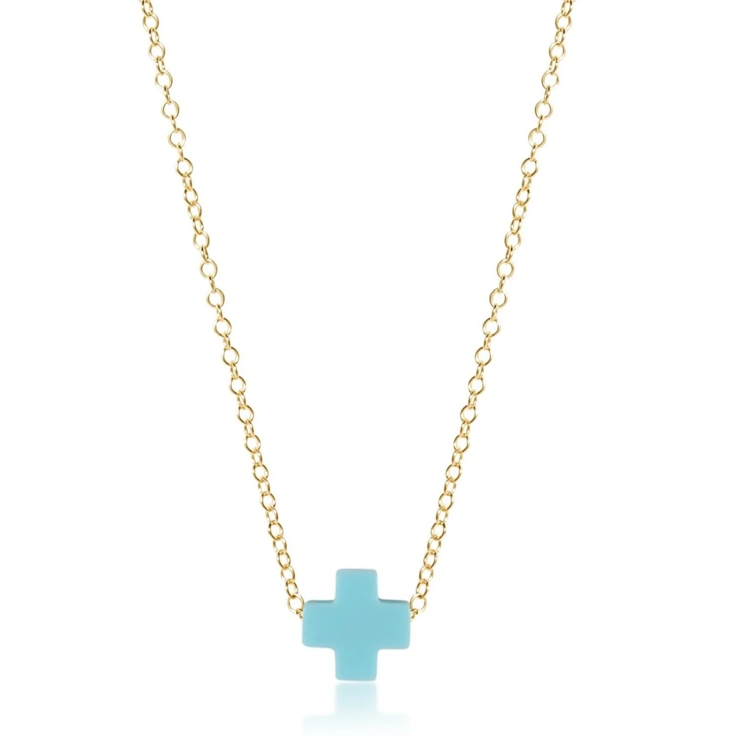 enewton: 16" Necklace Gold-Signature Cross-7- Jewelry-ENEWTON-Usher & Co - Women's Boutique Located in Atoka, OK and Durant, OK