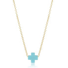 enewton: 16" Necklace Gold-Signature Cross-7- Jewelry-ENEWTON-Usher & Co - Women's Boutique Located in Atoka, OK and Durant, OK