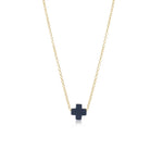 enewton: 16" Necklace Gold-Signature Cross-7- Jewelry-ENEWTON-Usher & Co - Women's Boutique Located in Atoka, OK and Durant, OK