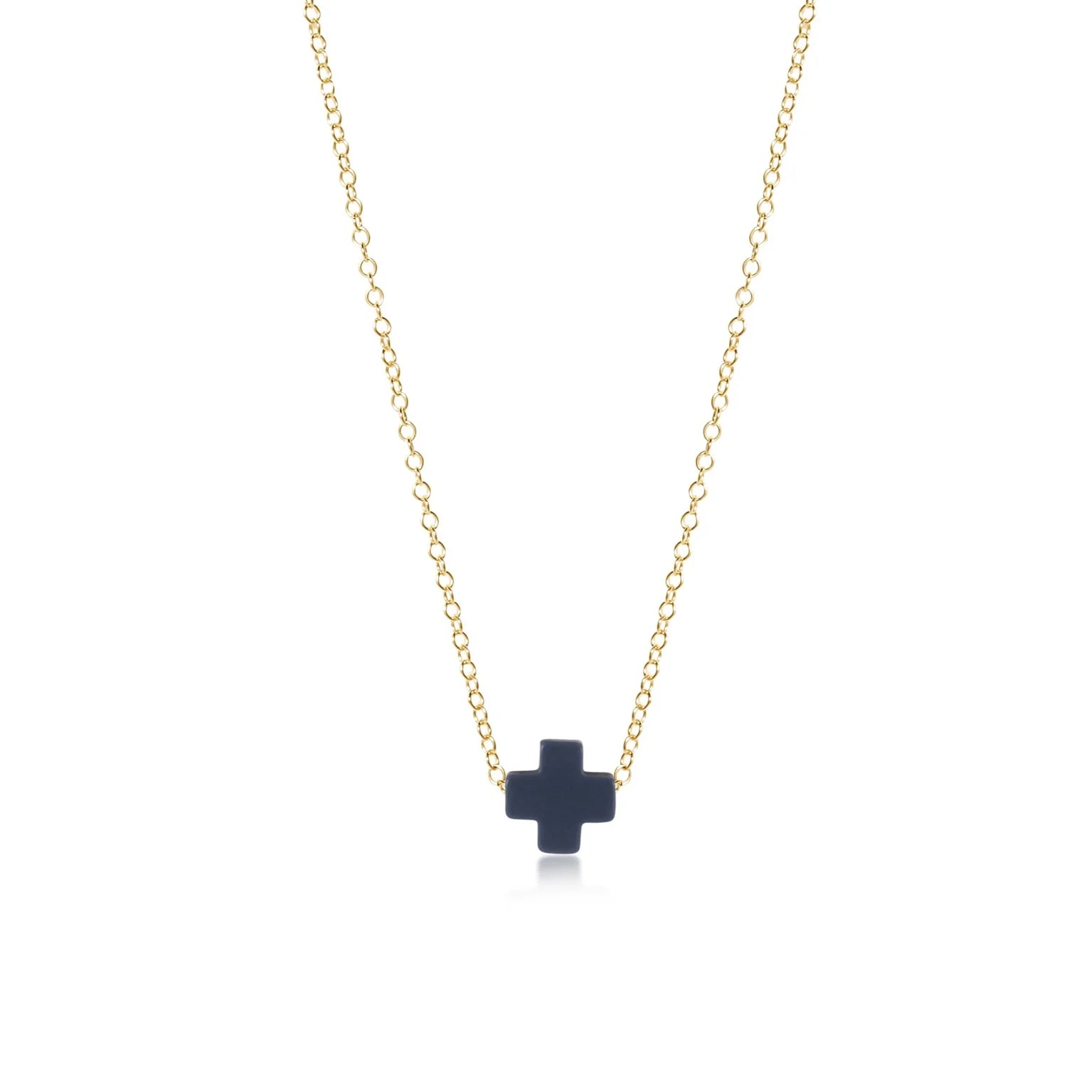 enewton: 16" Necklace Gold-Signature Cross-7- Jewelry-ENEWTON-Usher & Co - Women's Boutique Located in Atoka, OK and Durant, OK