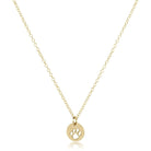 enewton: 16" Necklace Gold-Paw Print Small Gold Disc-7- Jewelry-ENEWTON-Usher & Co - Women's Boutique Located in Atoka, OK and Durant, OK