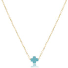 enewton: 16" Necklace Gold-Signature Cross Small-7- Jewelry-ENEWTON-Usher & Co - Women's Boutique Located in Atoka, OK and Durant, OK