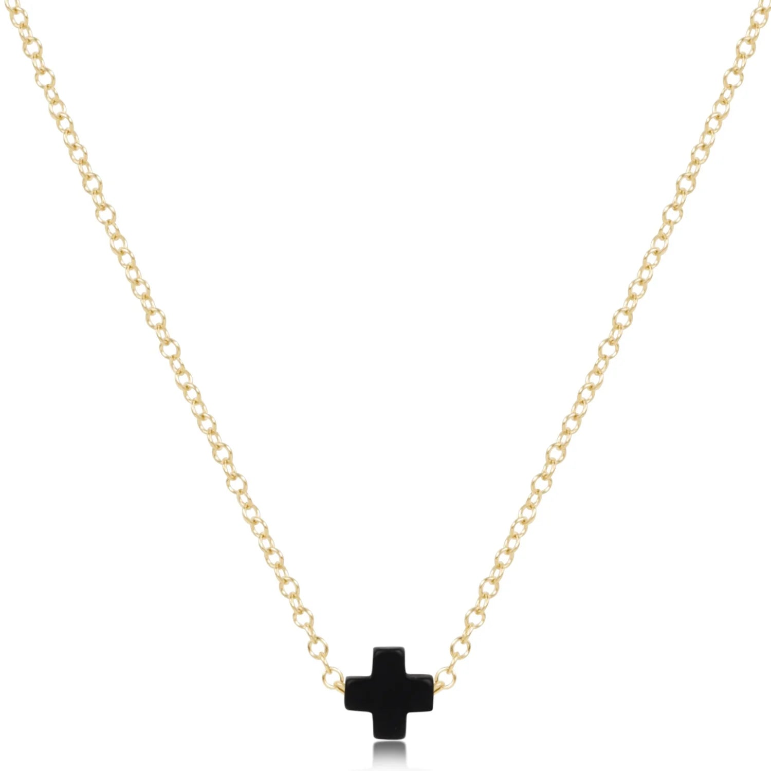 enewton: 16" Necklace Gold-Signature Cross Small-7- Jewelry-ENEWTON-Usher & Co - Women's Boutique Located in Atoka, OK and Durant, OK