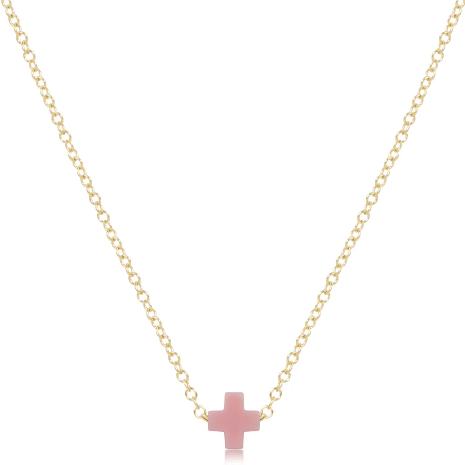 enewton: 16" Necklace Gold-Signature Cross Small-7- Jewelry-ENEWTON-Usher & Co - Women's Boutique Located in Atoka, OK and Durant, OK