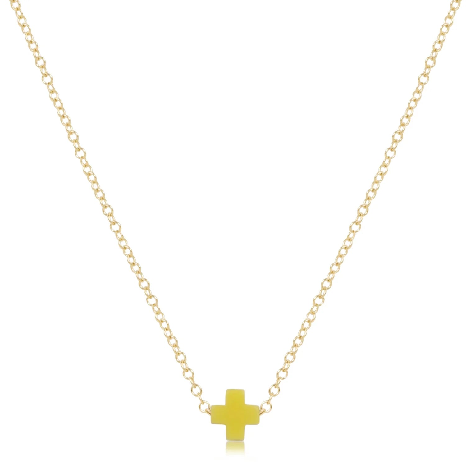 enewton: 16" Necklace Gold-Signature Cross Small-7- Jewelry-ENEWTON-Usher & Co - Women's Boutique Located in Atoka, OK and Durant, OK