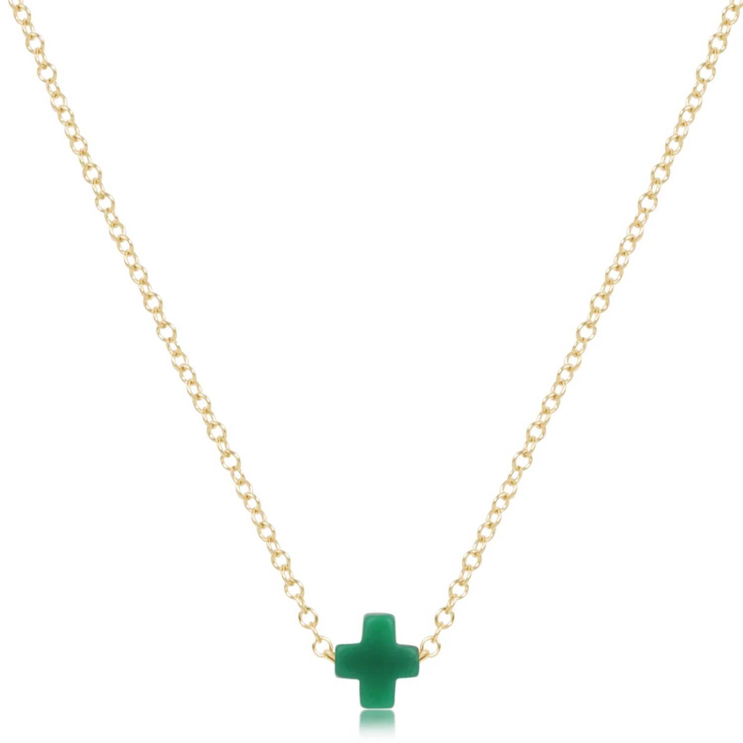 enewton: 16" Necklace Gold-Signature Cross Small-7- Jewelry-ENEWTON-Usher & Co - Women's Boutique Located in Atoka, OK and Durant, OK