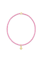enewton: Hope Classic Bubblegum Bracelet-Signature Cross Small Gold Charm-7- Jewelry-ENEWTON-Usher & Co - Women's Boutique Located in Atoka, OK and Durant, OK