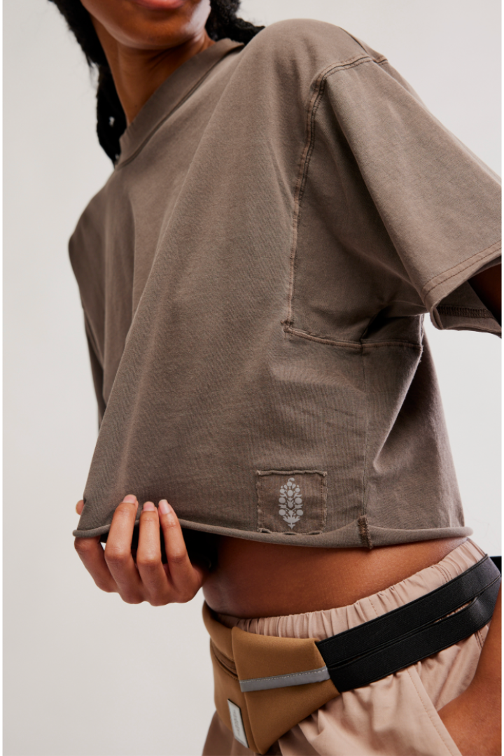 FP Movement: Inspire Tee-Wild Mustang-1- Tops-Free People Movement-Usher & Co - Women's Boutique Located in Atoka, OK and Durant, OK