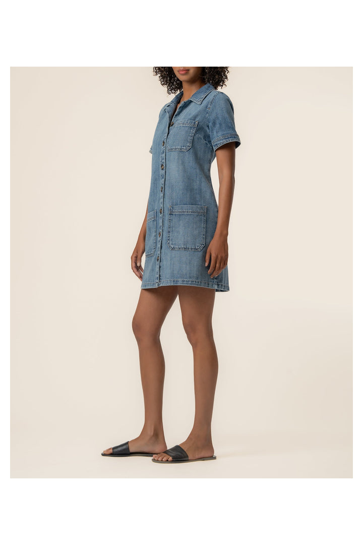 Kut From The Kloth: Parker Denim Dress - Unfailing-6- Dress/Romp/Jump-Kut From The Kloth-Usher & Co - Women's Boutique Located in Atoka, OK and Durant, OK