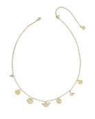 Kendra Scott: Cailey Charm Necklace-Gold-7- Jewelry-Kendra Scott-Usher & Co - Women's Boutique Located in Atoka, OK and Durant, OK