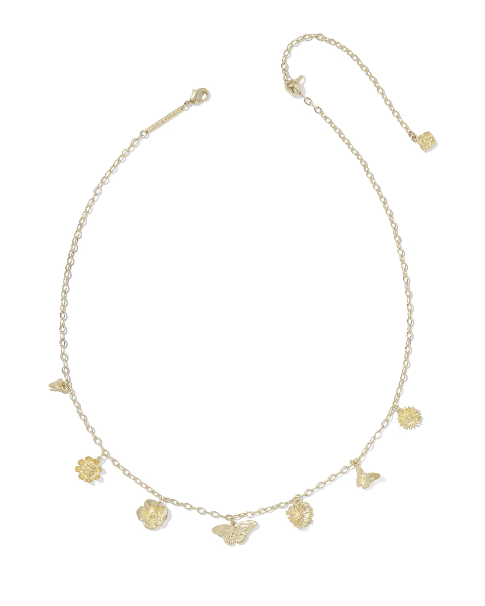 Kendra Scott: Cailey Charm Necklace-Gold-7- Jewelry-Kendra Scott-Usher & Co - Women's Boutique Located in Atoka, OK and Durant, OK