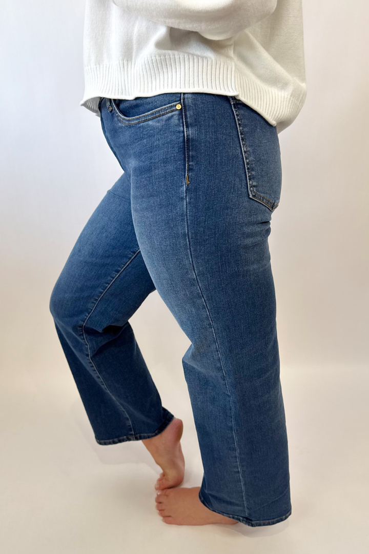 Kut From The Kloth: Charlotte High-Rise Jeans-Consul-5- Denim-KUT FROM THE KLOTH-Usher & Co - Women's Boutique Located in Atoka, OK and Durant, OK