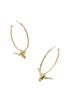 Kendra Scott: Longhorn Hoops-Gold-7- Jewelry-Kendra Scott-Usher & Co - Women's Boutique Located in Atoka, OK and Durant, OK