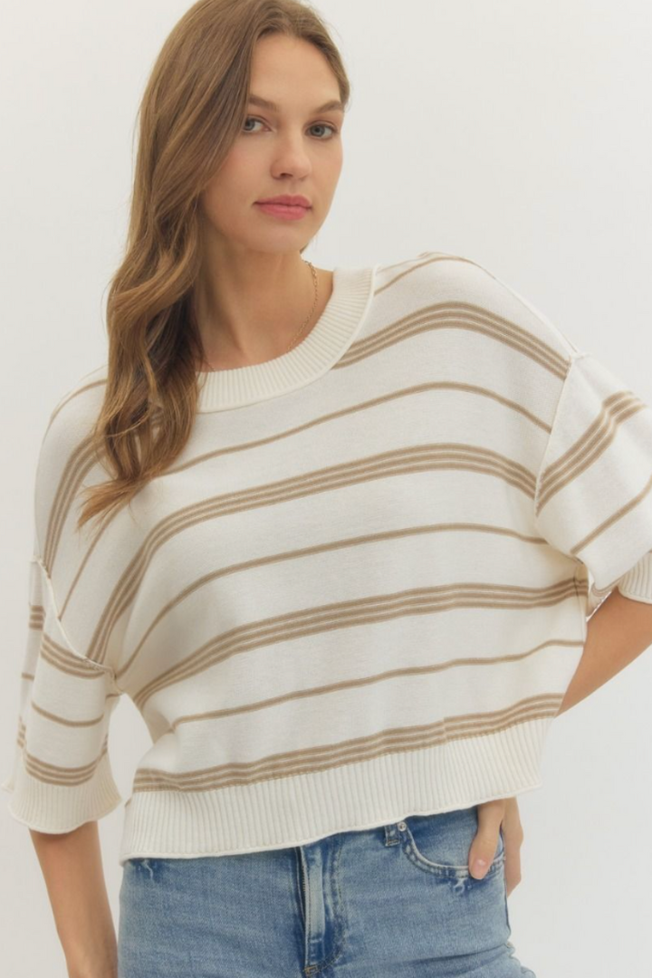 Magnolia Sweater-1- Tops-ENTRO-Usher & Co - Women's Boutique Located in Atoka, OK and Durant, OK