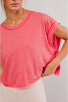 FP Movement: My Time Tee-Grapefruit-1- Tops-Free People Movement-Usher & Co - Women's Boutique Located in Atoka, OK and Durant, OK