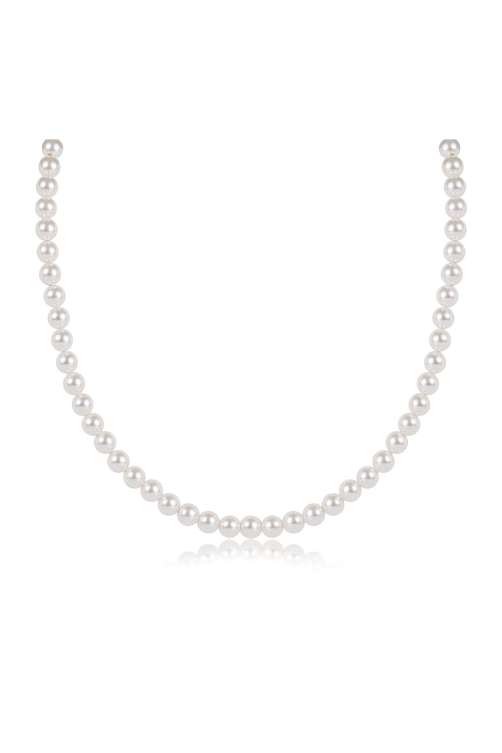 Enewton: 15" Choker Beaded - Classic Pearl 5MM - Pearl-7- Jewelry-ENEWTON-Usher & Co - Women's Boutique Located in Atoka, OK and Durant, OK