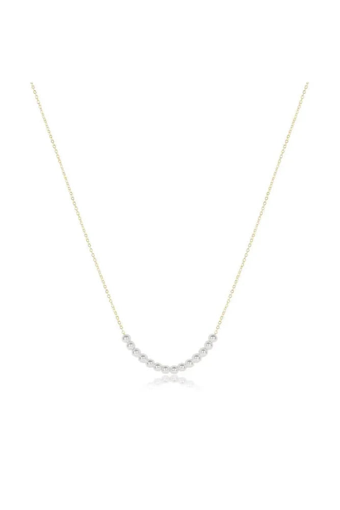 enewton: 16" Necklace Gold-Classic Beaded Bliss-4mm Pearl-7- Jewelry-ENEWTON-Usher & Co - Women's Boutique Located in Atoka, OK and Durant, OK