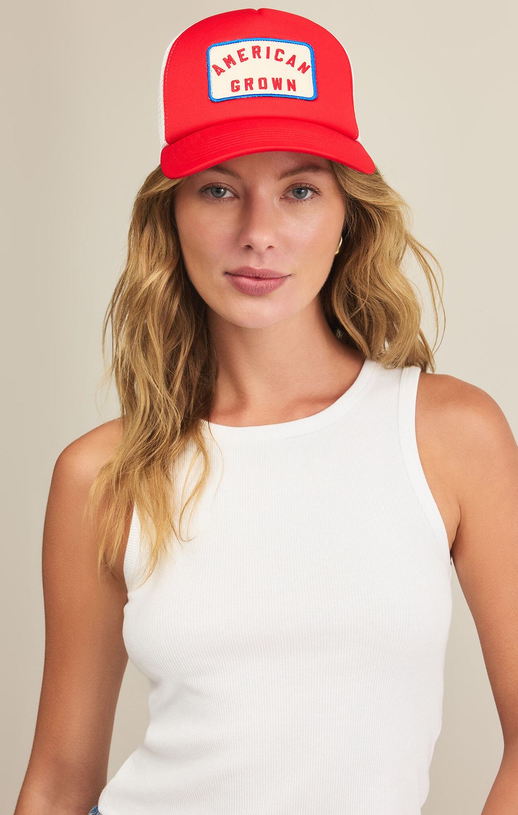 Z SUPPLY: American Grown Trucker Hat-8- Accessory-Z SUPPLY-Usher & Co - Women's Boutique Located in Atoka, OK and Durant, OK