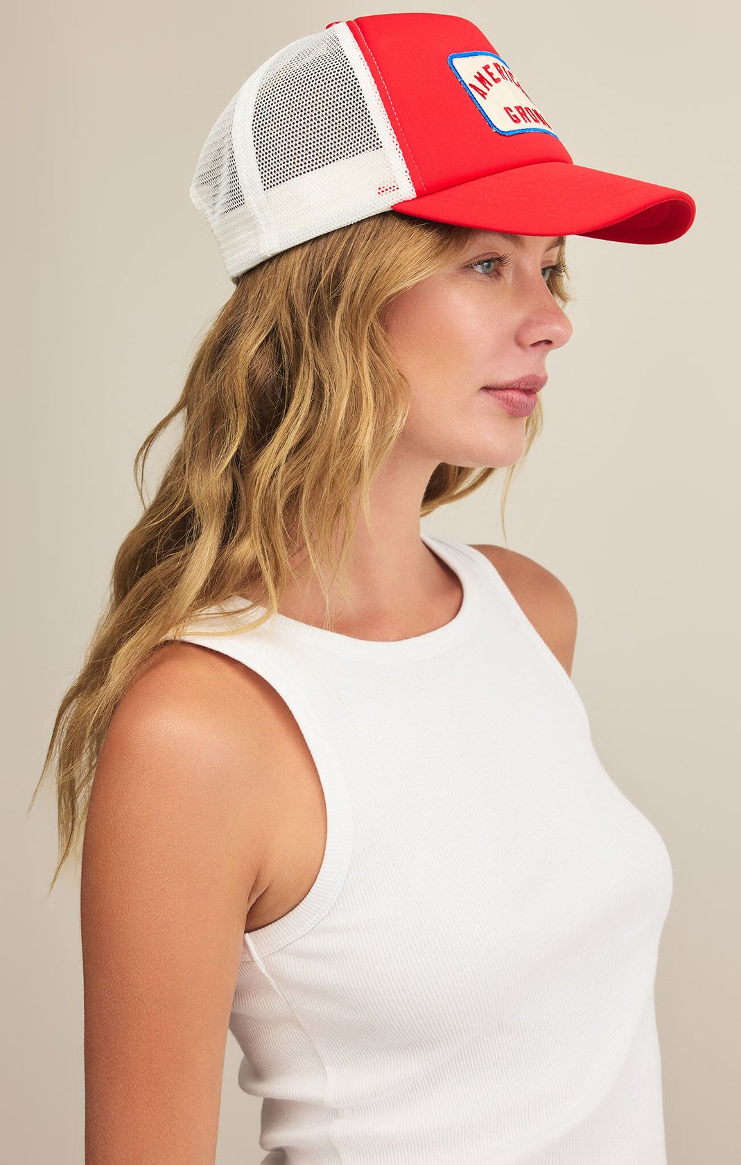 Z SUPPLY: American Grown Trucker Hat-8- Accessory-Z SUPPLY-Usher & Co - Women's Boutique Located in Atoka, OK and Durant, OK
