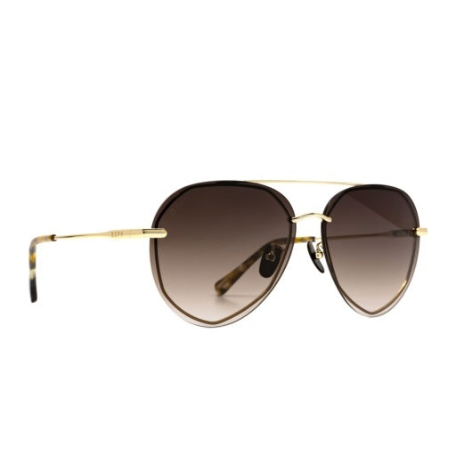 DIFF: Lenox Gold Sea Tortoise Tips Brown Gradient-8- Accessory-DIFF-Usher & Co - Women's Boutique Located in Atoka, OK and Durant, OK