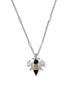 KENDRA SCOTT: Bee Necklace-Silver-7- Jewelry-KENDRA SCOTT-Usher & Co - Women's Boutique Located in Atoka, OK and Durant, OK