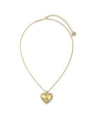 KENDRA SCOTT: Mallory Rose Locket Necklace-Gold-7- Jewelry-KENDRA SCOTT-Usher & Co - Women's Boutique Located in Atoka, OK and Durant, OK