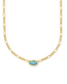 KENDRA SCOTT: Elisa Figaro Necklace-Gold Deep Aqua Illusion-7- Jewelry-Kendra Scott-Usher & Co - Women's Boutique Located in Atoka, OK and Durant, OK