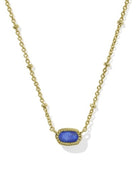 KENDRA SCOTT: Mini Elisa Satellite Necklace-Vintage Gold Blue Lapis-7- Jewelry-Kendra Scott-Usher & Co - Women's Boutique Located in Atoka, OK and Durant, OK