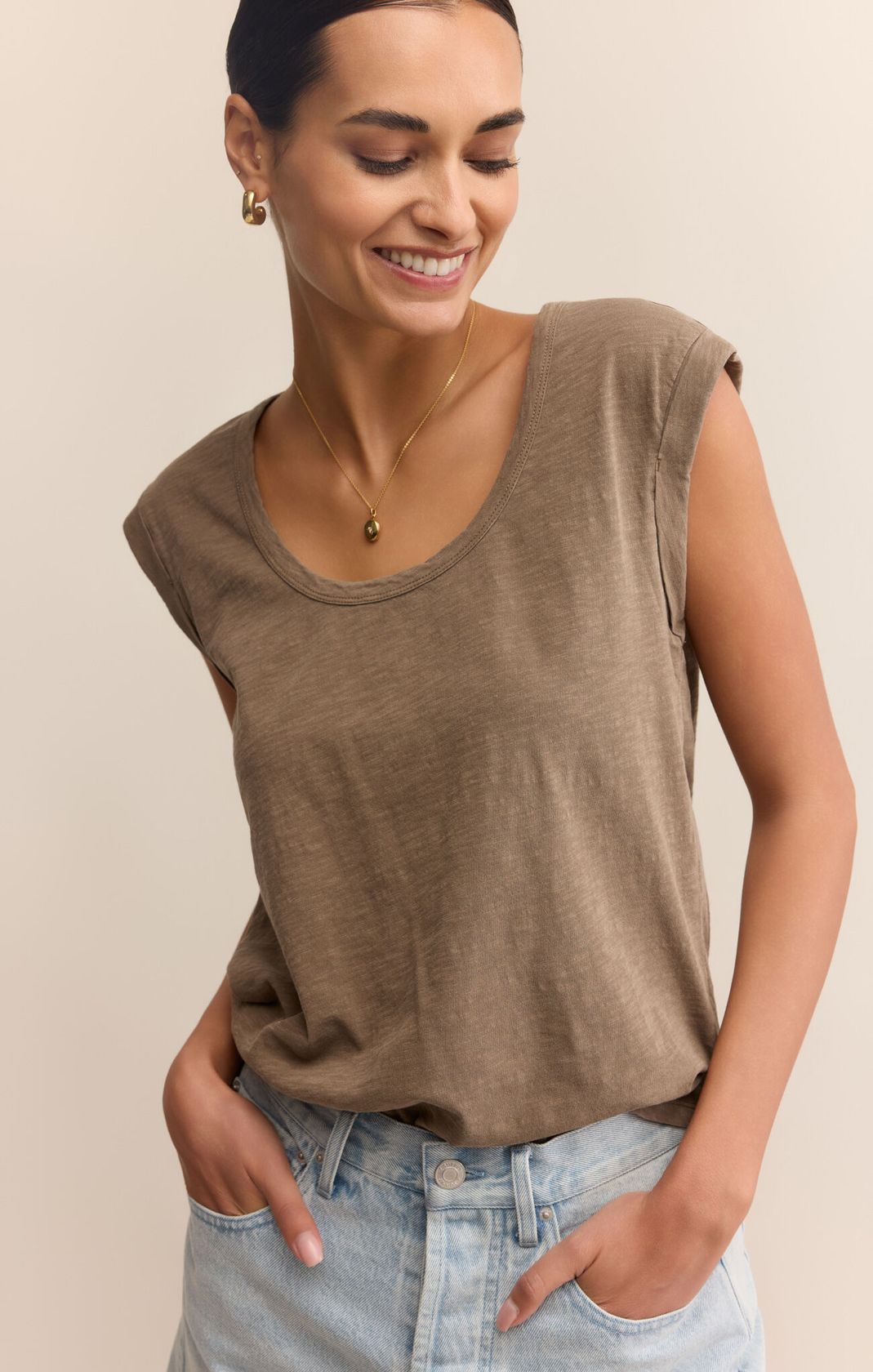 Z SUPPLY: Per Diem Tee-Tiki-1- Tops-Z SUPPLY-Usher & Co - Women's Boutique Located in Atoka, OK and Durant, OK