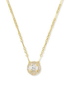 KENDRA SCOTT: Bella Necklace-Gold White CZ-7- Jewelry-Kendra Scott-Usher & Co - Women's Boutique Located in Atoka, OK and Durant, OK