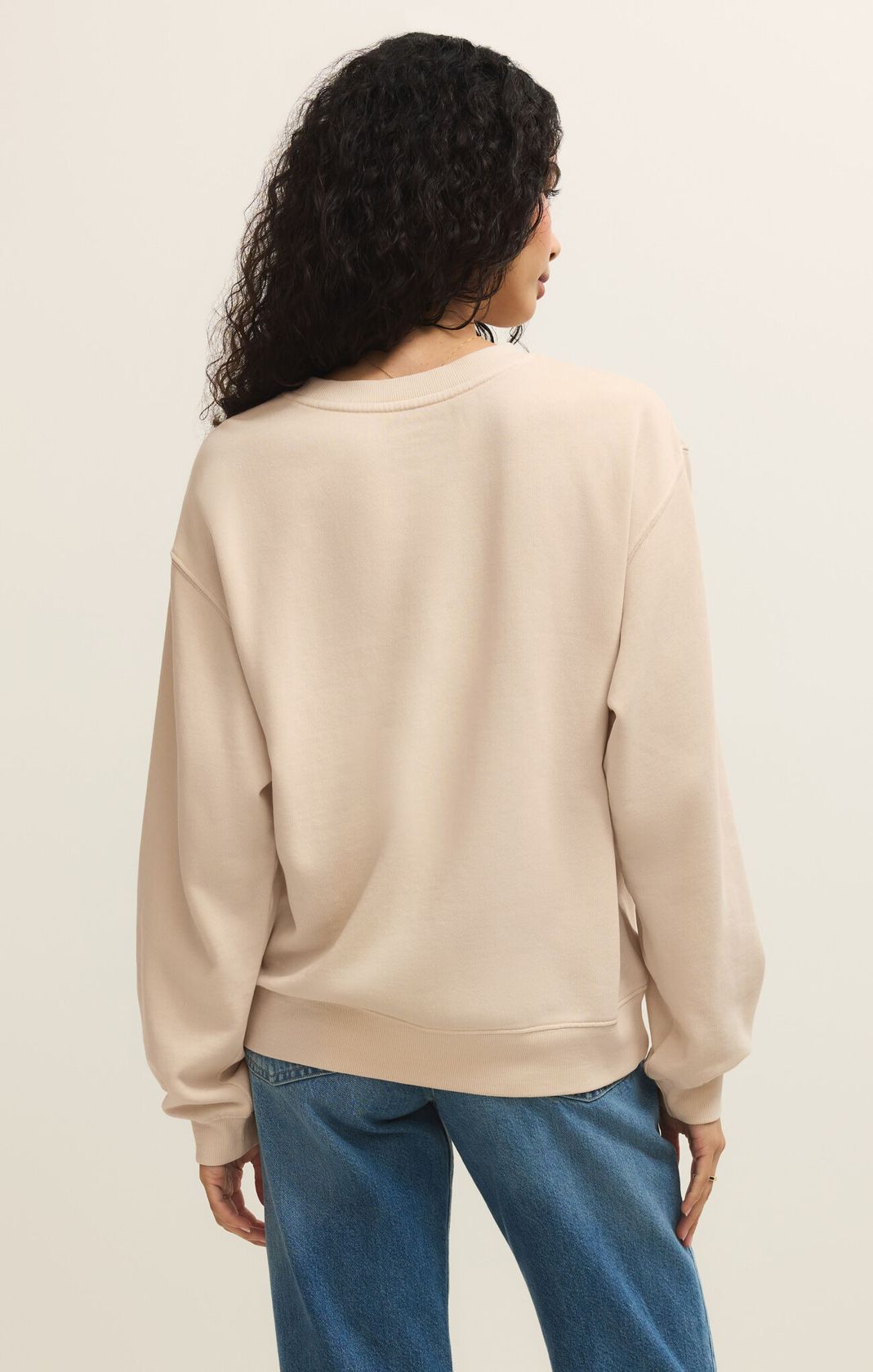 Z Supply: Paradise Boyfriend Sweatshirt-4- Bottoms-Z SUPPLY-Usher & Co - Women's Boutique Located in Atoka, OK and Durant, OK