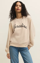 Z Supply: Paradise Boyfriend Sweatshirt-4- Bottoms-Z SUPPLY-Usher & Co - Women's Boutique Located in Atoka, OK and Durant, OK