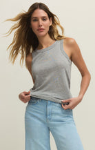 Z SUPPLY: Select Tank-Heather Gray-1- Tops-Z SUPPLY-Usher & Co - Women's Boutique Located in Atoka, OK and Durant, OK