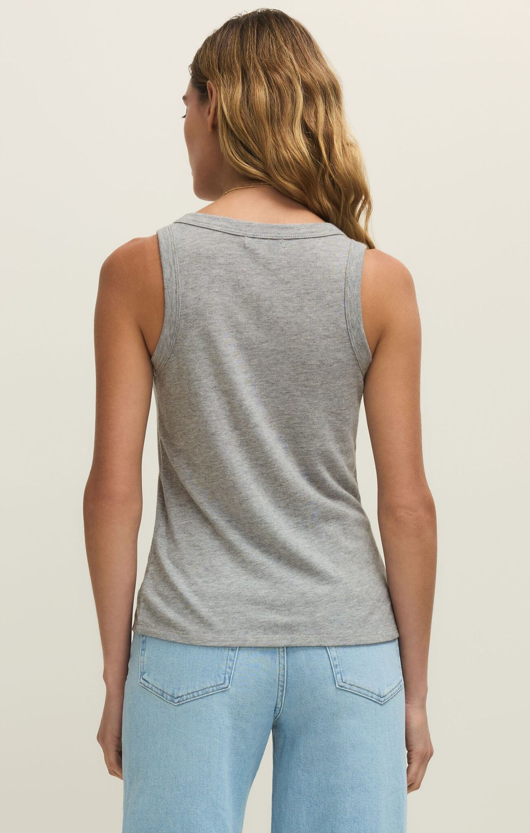 Z SUPPLY: Select Tank-Heather Gray-1- Tops-Z SUPPLY-Usher & Co - Women's Boutique Located in Atoka, OK and Durant, OK