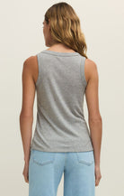 Z SUPPLY: Select Tank-Heather Gray-1- Tops-Z SUPPLY-Usher & Co - Women's Boutique Located in Atoka, OK and Durant, OK