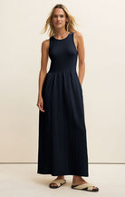 Z SUPPLY: Charlotte Midi Dress-6- Dress/Romp/Jump-Z SUPPLY-Usher & Co - Women's Boutique Located in Atoka, OK and Durant, OK