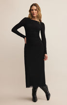 Z Supply: Spellbound Mesh Midi Dress-6- Dress/Romp/Jump-Z SUPPLY-Usher & Co - Women's Boutique Located in Atoka, OK and Durant, OK