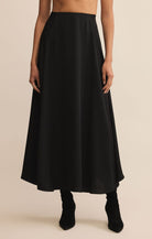 Z SUPPLY: Northpointe Midi Skirt-Black-4- Bottoms-Z SUPPLY-Usher & Co - Women's Boutique Located in Atoka, OK and Durant, OK
