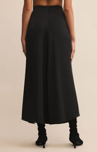 Z SUPPLY: Northpointe Midi Skirt-Black-4- Bottoms-Z SUPPLY-Usher & Co - Women's Boutique Located in Atoka, OK and Durant, OK