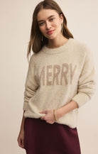 Z SUPPLY: Merry Gold Sweater-1- Tops-Z SUPPLY-Usher & Co - Women's Boutique Located in Atoka, OK and Durant, OK