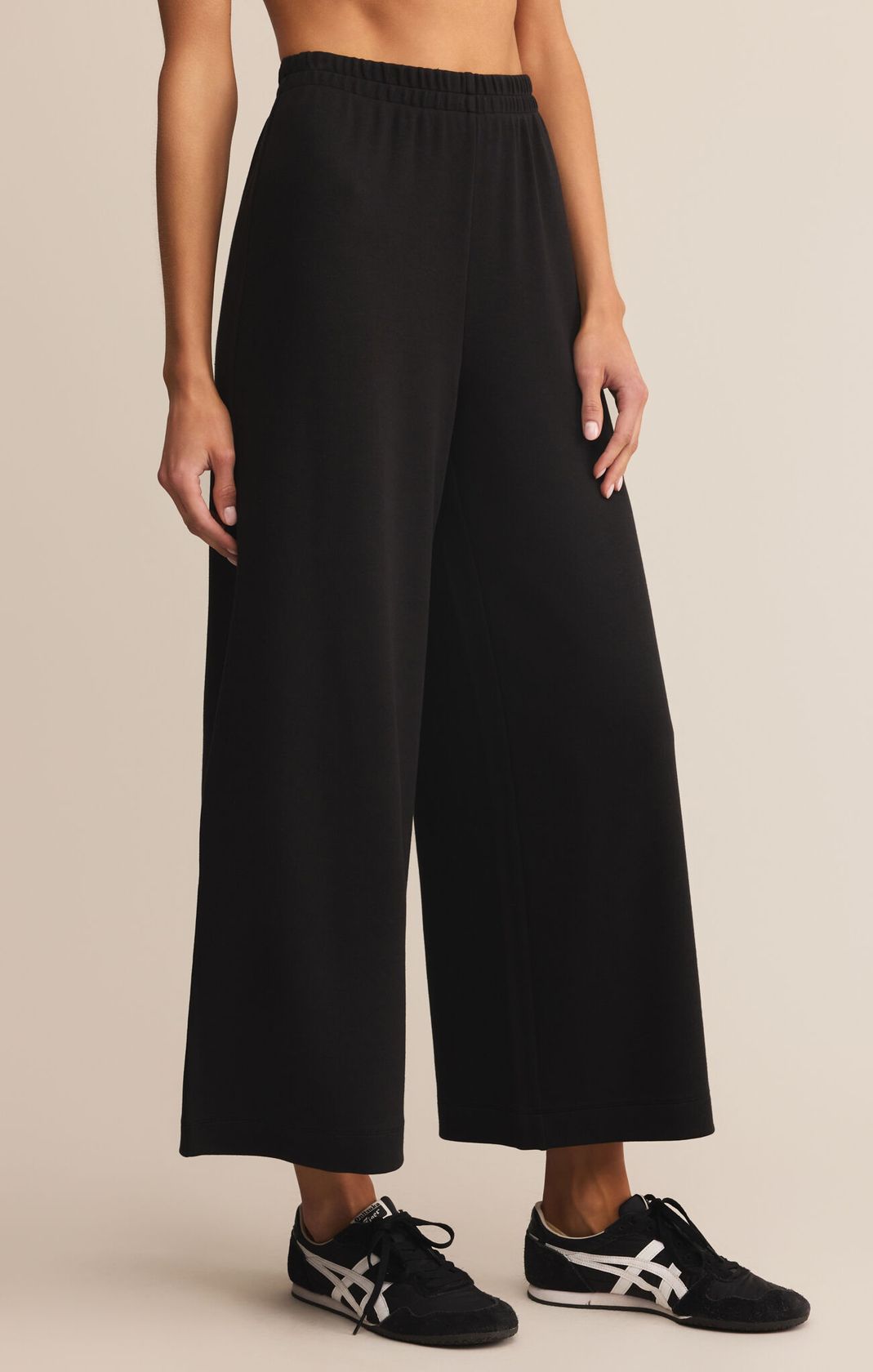 Z SUPPLY: Scout Luxe Pant-Black-4- Bottoms-Z SUPPLY-Usher & Co - Women's Boutique Located in Atoka, OK and Durant, OK