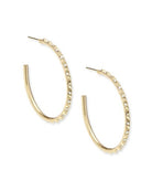 Kendra Scott: Veronica Hoop Earrings-Gold Crystal-KENDRA SCOTT-Usher & Co - Women's Boutique Located in Atoka, OK and Durant, OK