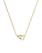 Kendra Scott: Tatum Short Pendant Necklace-Gold Neutral Mix-7- Jewelry-KENDRA SCOTT-Usher & Co - Women's Boutique Located in Atoka, OK and Durant, OK