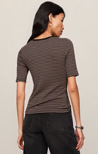Z Supply: Freida Striped Tee-1- Tops-Z SUPPLY-Usher & Co - Women's Boutique Located in Atoka, OK and Durant, OK
