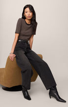 Z Supply: Freida Striped Tee-1- Tops-Z SUPPLY-Usher & Co - Women's Boutique Located in Atoka, OK and Durant, OK