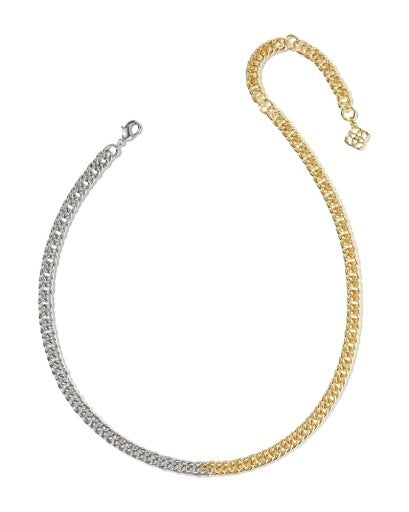 Kendra Scott: Colette Chain Necklace-Mixed Metal-7- Jewelry-Kendra Scott-Usher & Co - Women's Boutique Located in Atoka, OK and Durant, OK